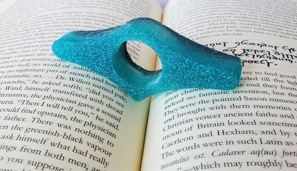 Turquoise Glittery Page Saver