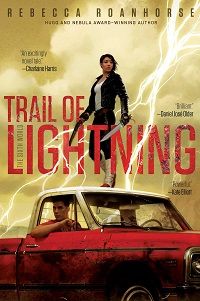 Capa do livro Trail of Lightning