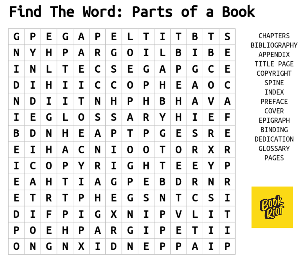 Need a Diversion  Enjoy a Book Themed Word Search - 46