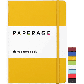 books and journals yellow Paperage journal