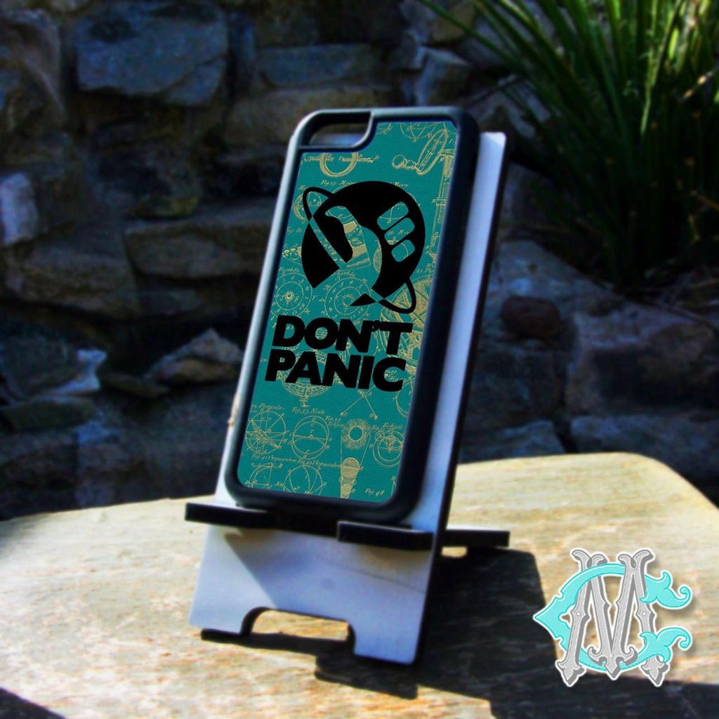 "Don't Panic" Hitchhiker's Guide to the Galaxy phone case