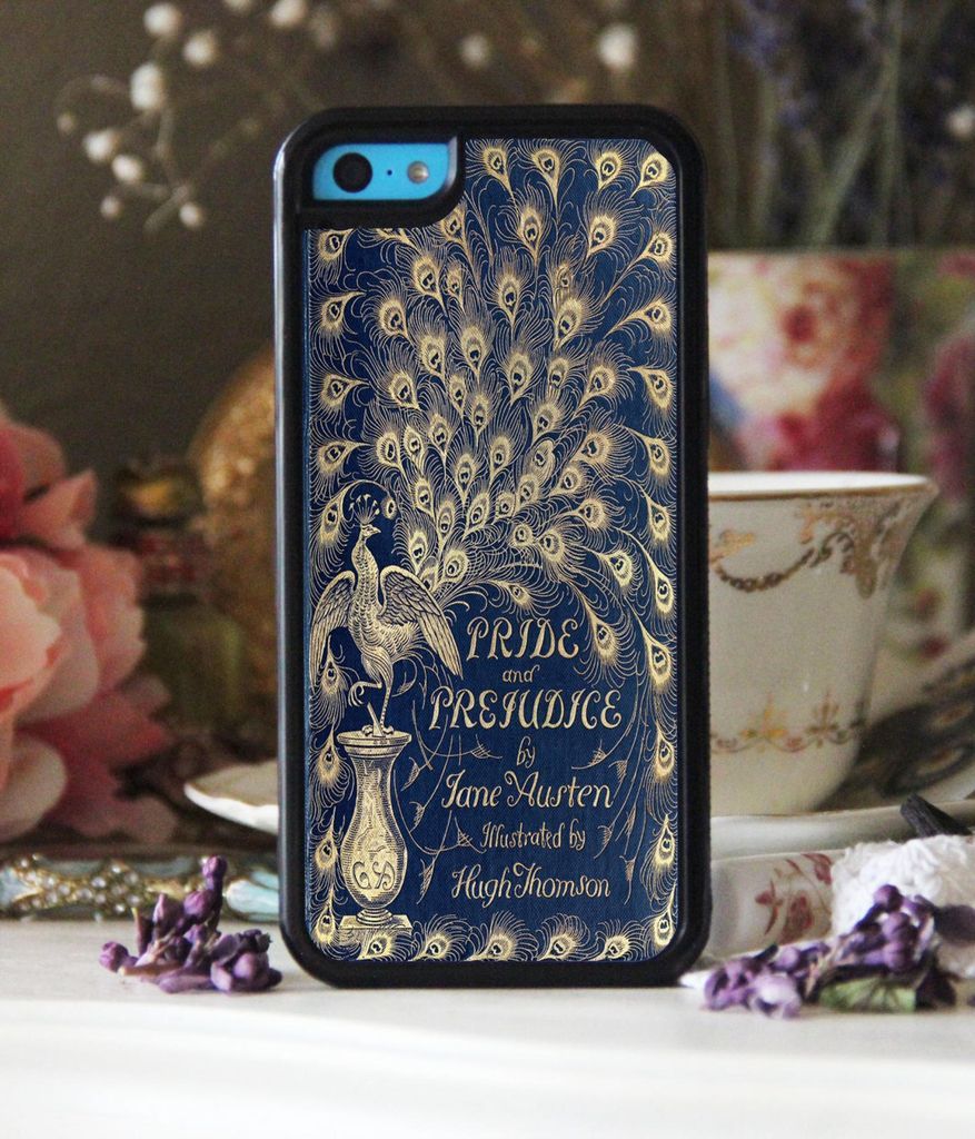 Pride and Prejudice by Jane Austen book cover phone case