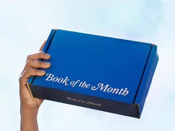 boîte bleue du livre du mois