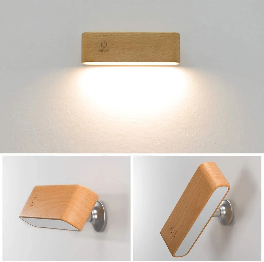 Wall-Mounted Rotatable Light for Reading