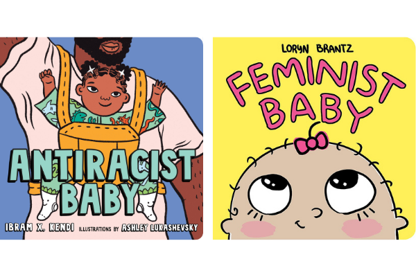 Antiracist Baby and Feminist Baby from Bookish Baby Shower Gift Ideas | bookriot.com