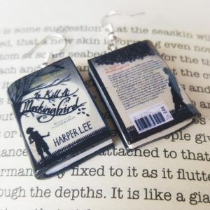 Customizable Book Cover Earrings To Kill a Mockingbird by Harper Lee