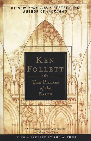 Ten Pillars of the Earth by Ken Follett. Link: https://i.gr-assets.com/images/S/compressed.photo.goodreads.com/books/1576956100l/5043.jpg