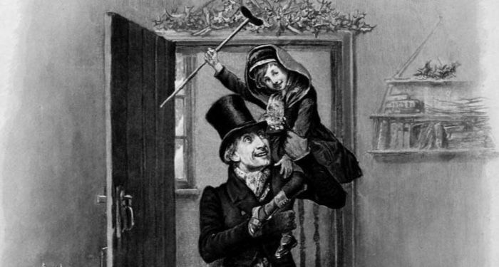 Tiny Tim Reproduced from a c.1870s photographer frontispiece to Charles Dicken's A Christmas Carol public domain