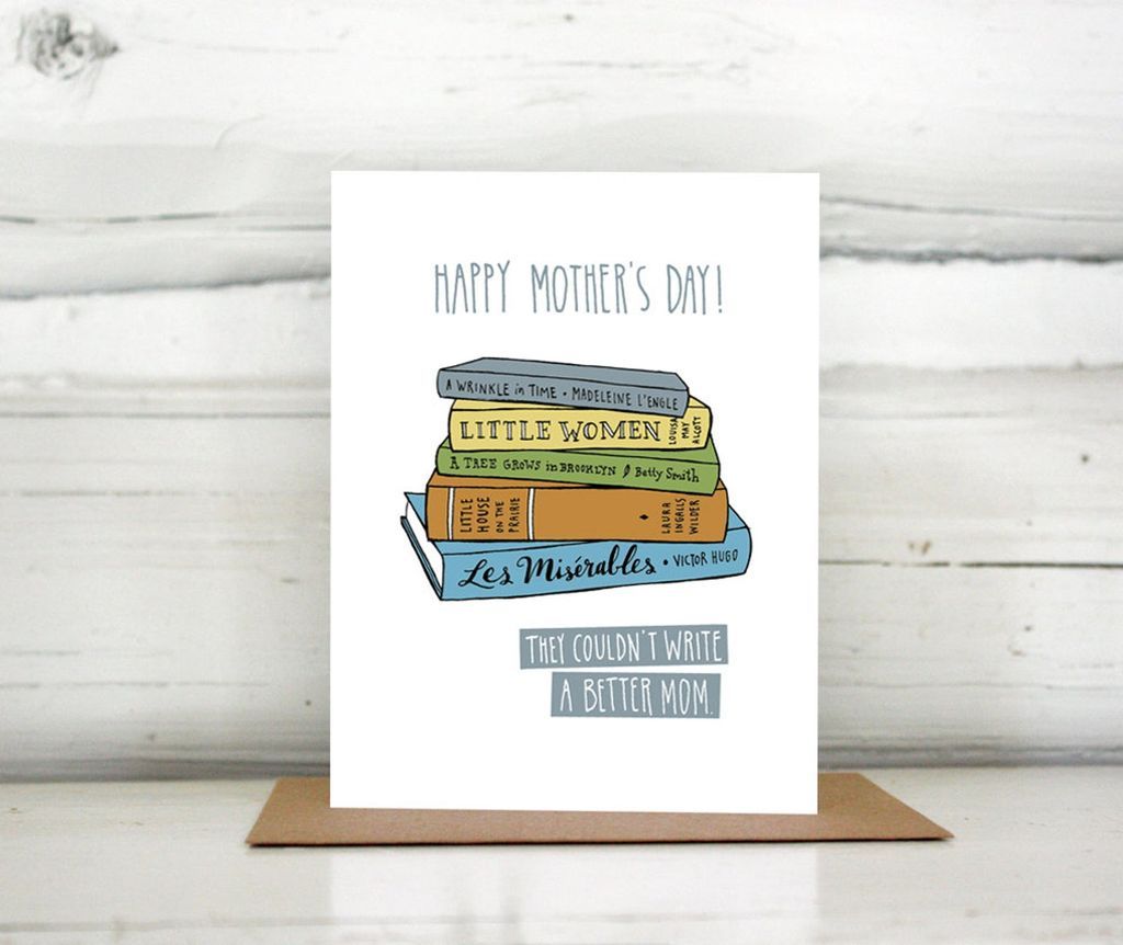 Book Birthday Card, Birthday Card for Book Worm, Book Lover Birthday Card,  Librarian Birthday Card, Author Birthday Card, Book Themed Card 