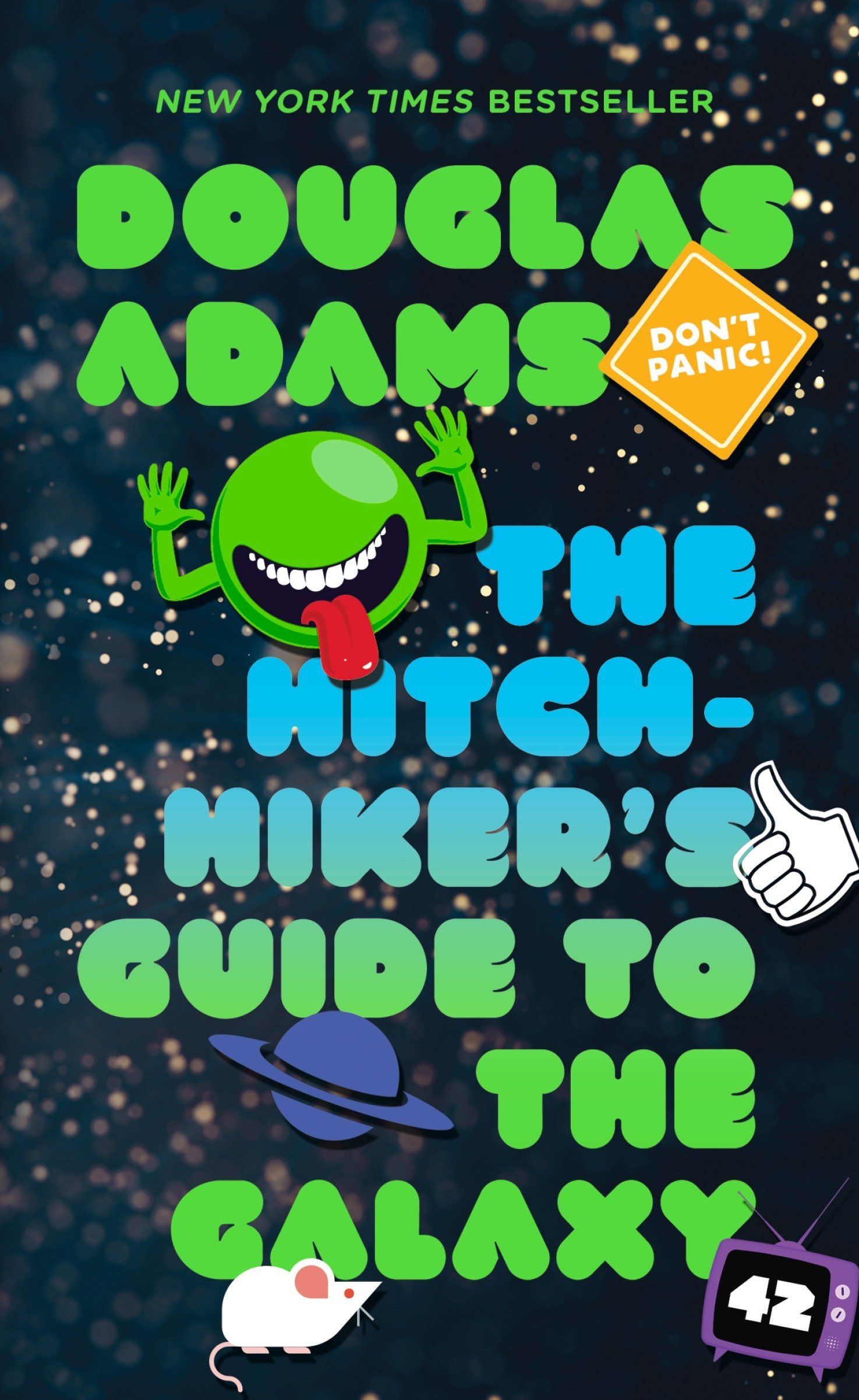 Hitchhiker's Guide to the Galaxy Book Cover