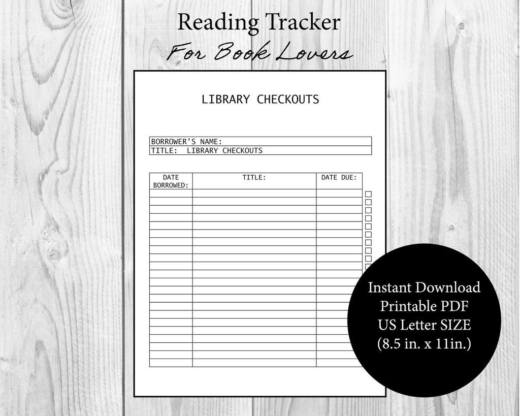 Printable Book Review Template, Reading Log, Book Journal, A4 A5 Letter  Half Letter Reading Tracker, for Book Club and Book Lovers (Instant  Download) 