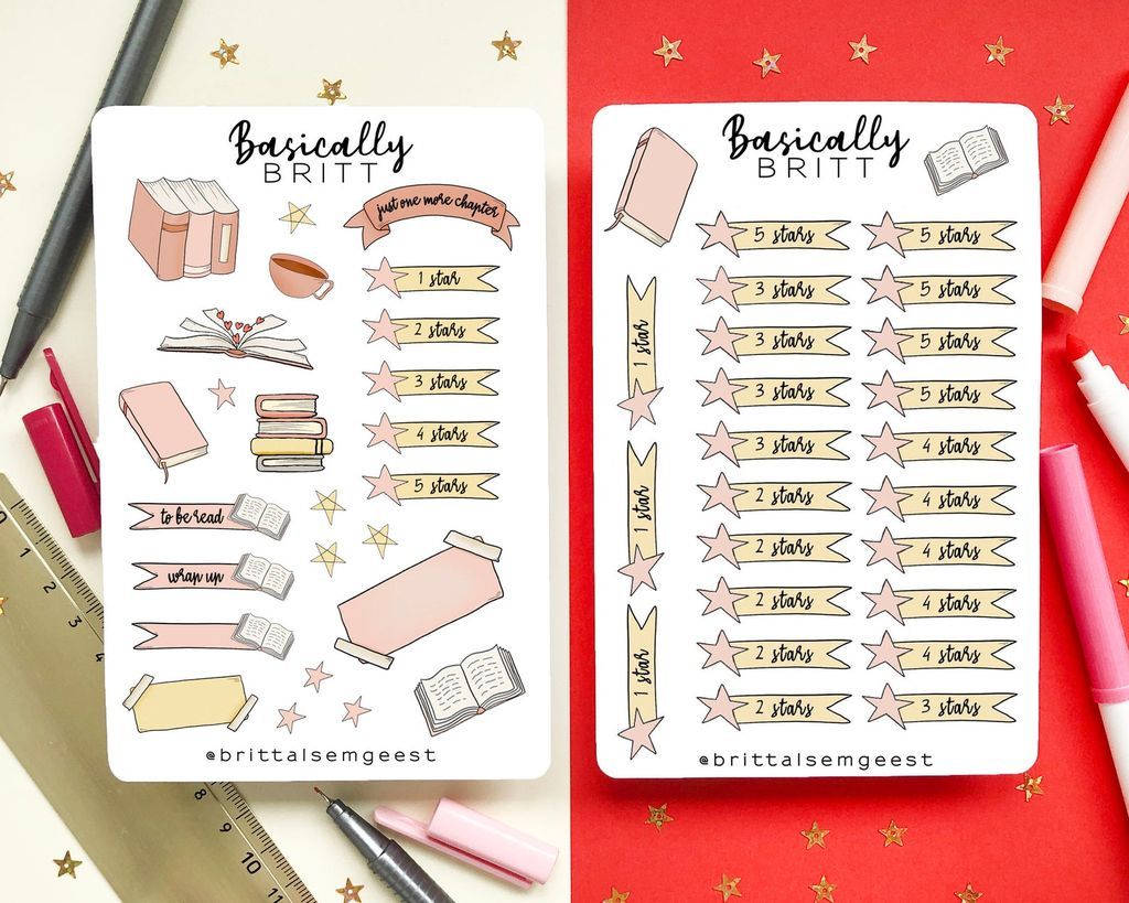Bullet Journal Supplies for Book Lovers 2021