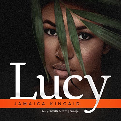 Capa de audiolivro para Lucy, um romance de Jamaica Kincaid