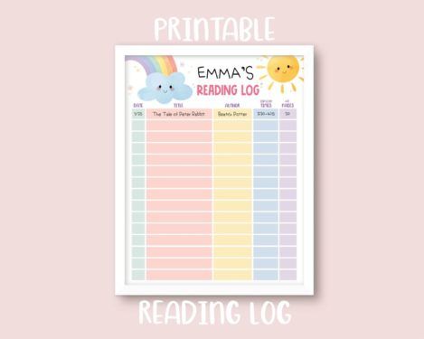 Reading Logs for Kids (And More Easy Ideas to Support Kids' Literacy ...