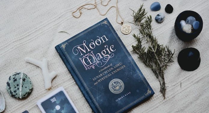 Image of Witchy Books with Moon Magic by Aurora Kane