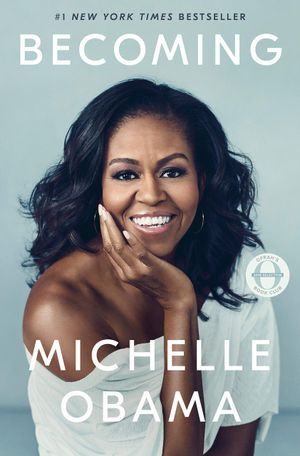 Book cover of Becoming by Michelle Obama
