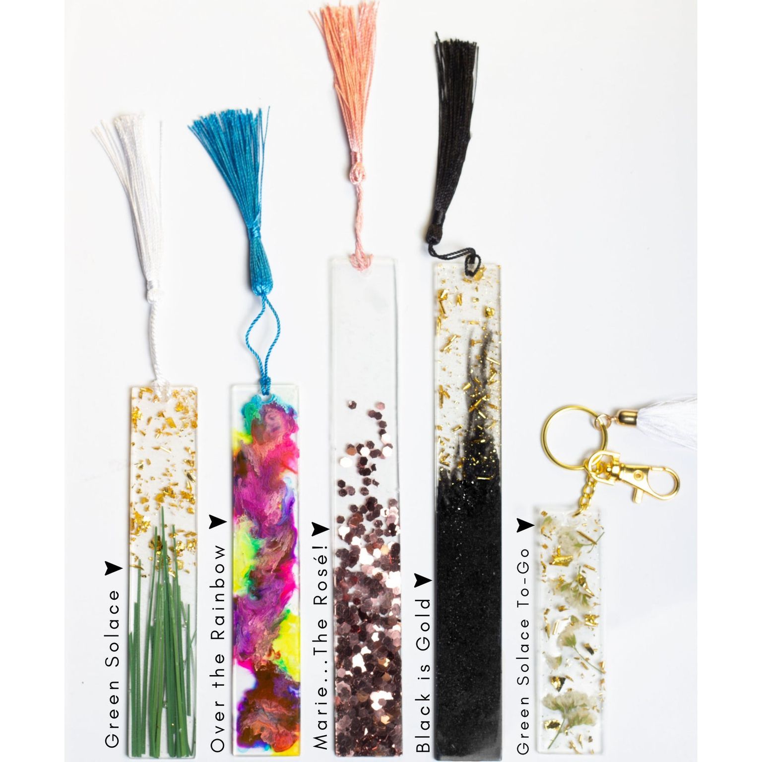 Sweet Resin Bookmarks To Add To Your Collection of Page Savers