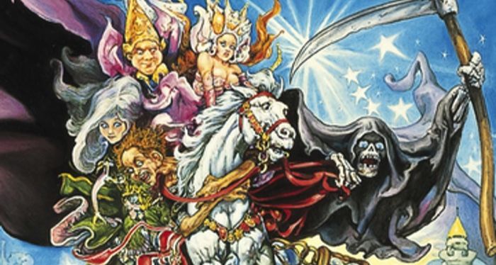 mort discworld books cover feature