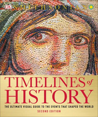 book cover of Timeslines of History by DK