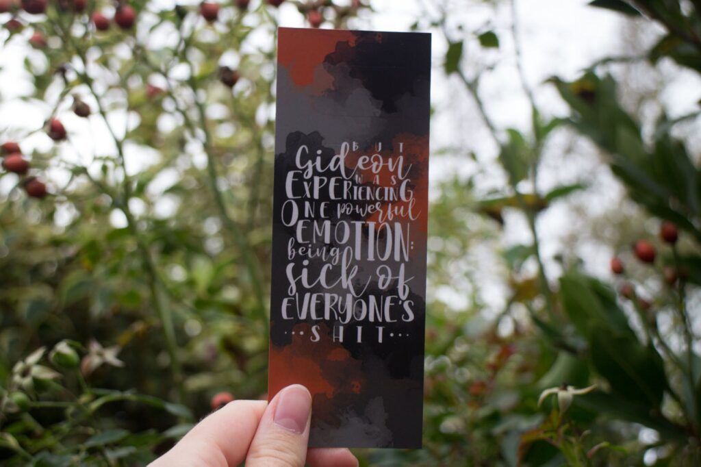 Gideon the Ninth quotation bookmark