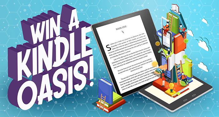 Enter to Win A Kindle Oasis - Sep 2023 - BOOK RIOT