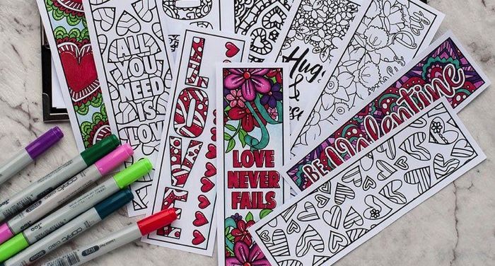 Coloring Bookmarks - Classroom Doodles