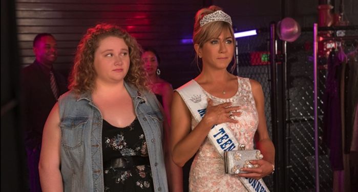 Jennifer Aniston and Danielle Macdonald in movie DUMPLIN' (2018) https://www.imdb.com/title/tt4878482/mediaviewer/rm3157553152/