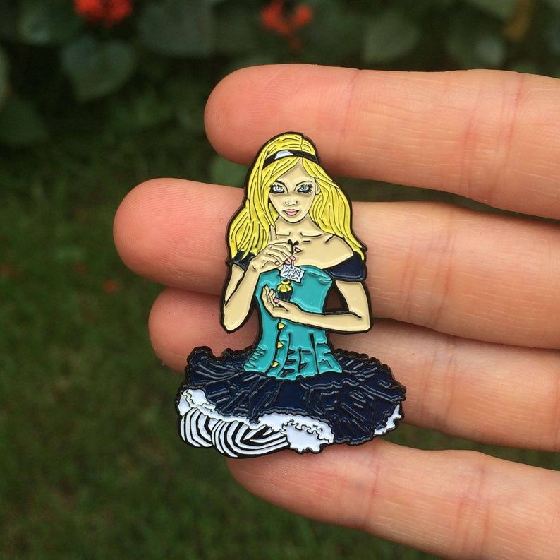 Alice In Wonderland Enamel Pins for Your Bookish Collection - 72