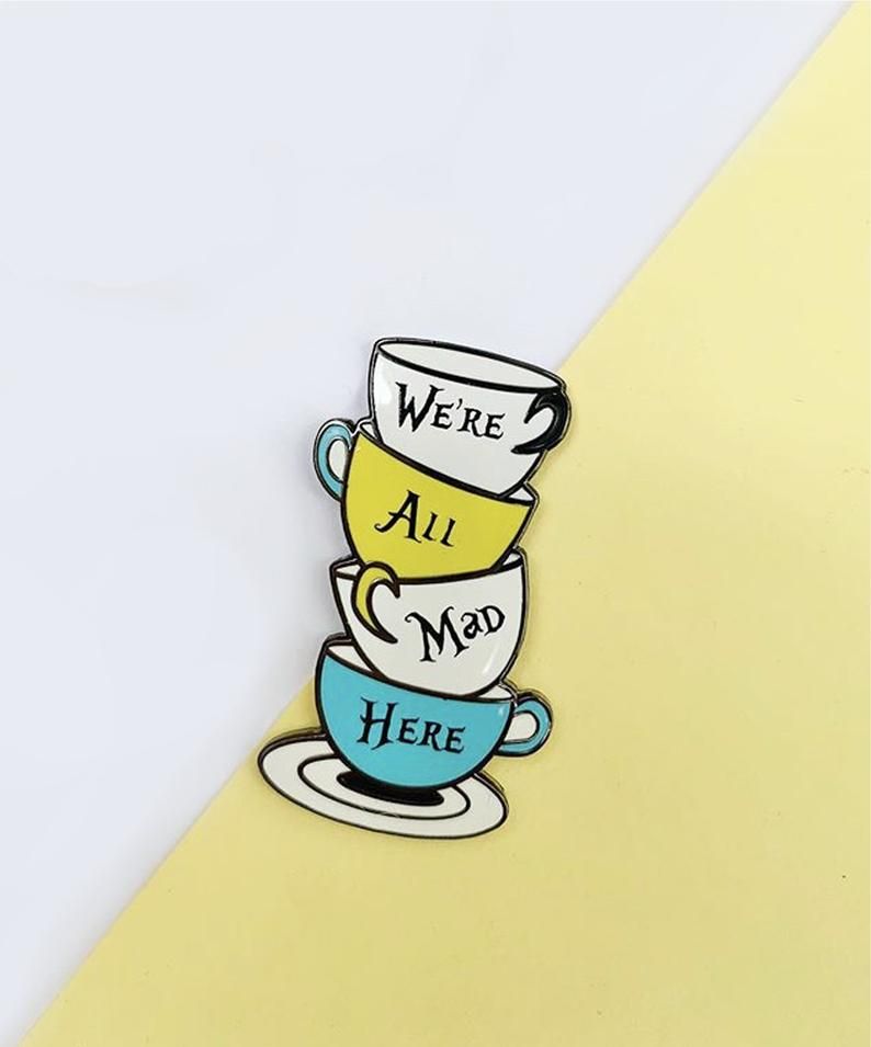 Alice In Wonderland Enamel Pins for Your Bookish Collection - 47