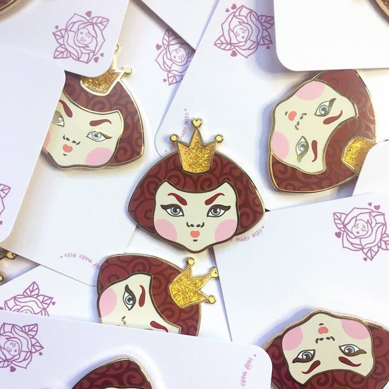 Alice In Wonderland Enamel Pins for Your Bookish Collection - 1