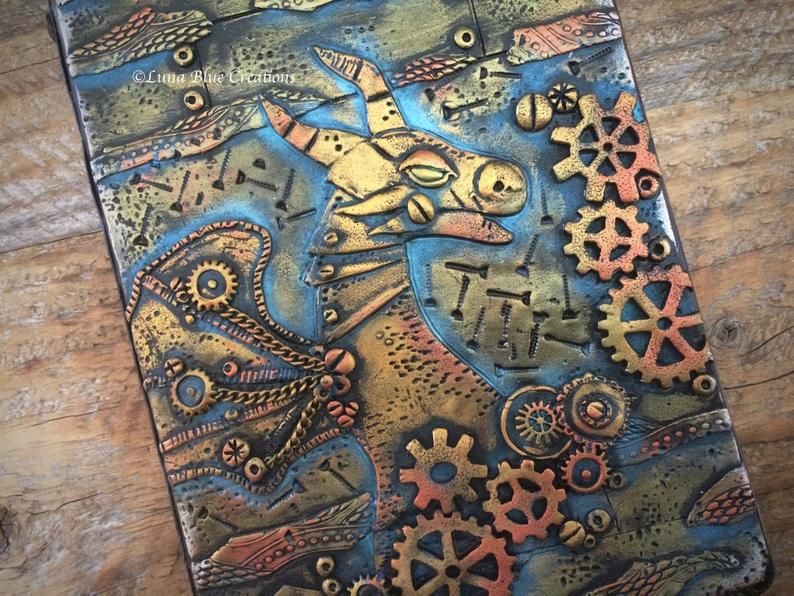 Steampunk dragon journal