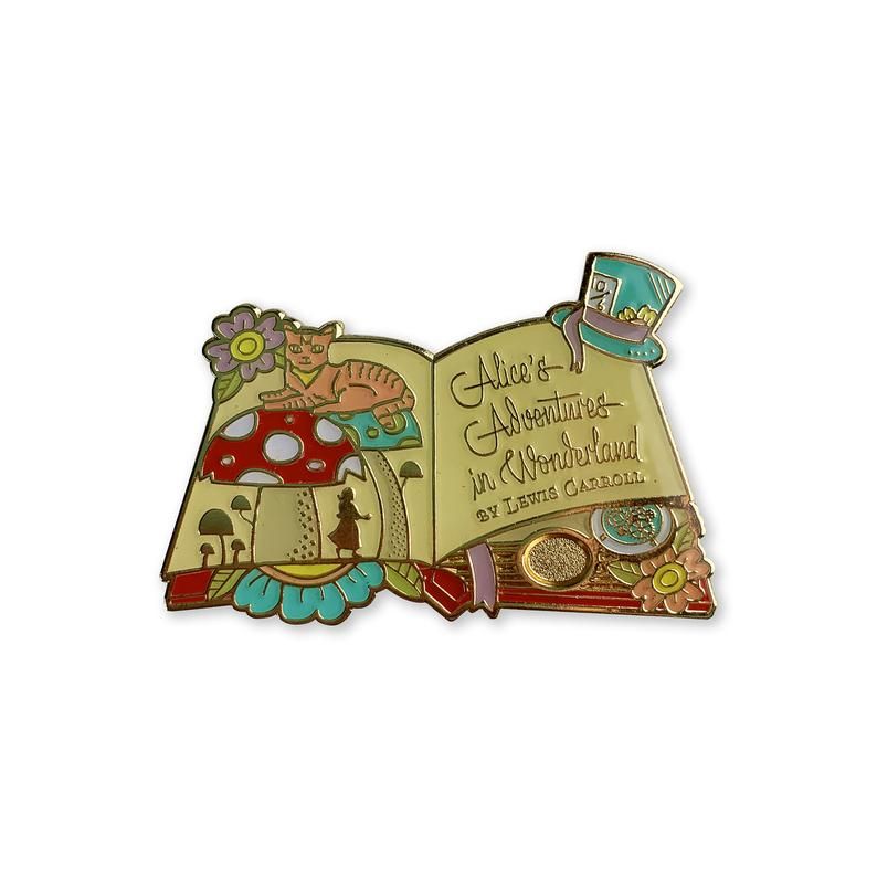 Alice In Wonderland Enamel Pins for Your Bookish Collection - 77