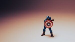 Captain America figurine