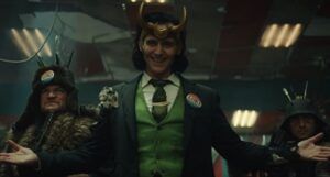 image of Tom Hiddleston as Loki in still frame from upcoming Loki series (2021) https://www.imdb.com/title/tt9140554/mediaviewer/rm1105711105/