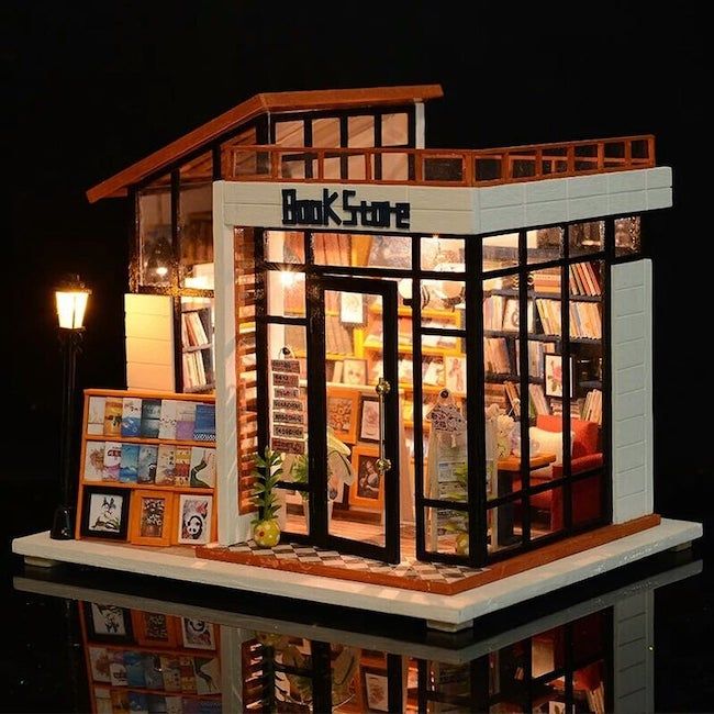 Dollhouse bookstore