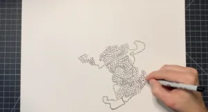 John Green drawing circles