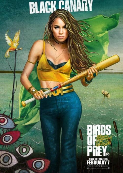 birds of prey black canary DC movie poster