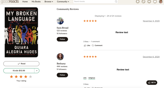 Still No Half Stars  The Pros and Cons of the New Goodreads Book View - 32