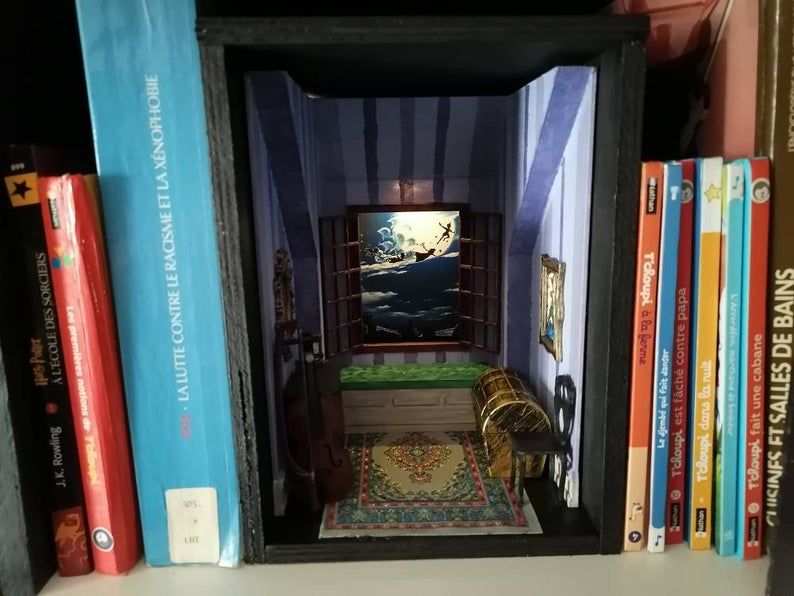 15 Book Nook Shelf Inserts That Are Just Too Cool - 9