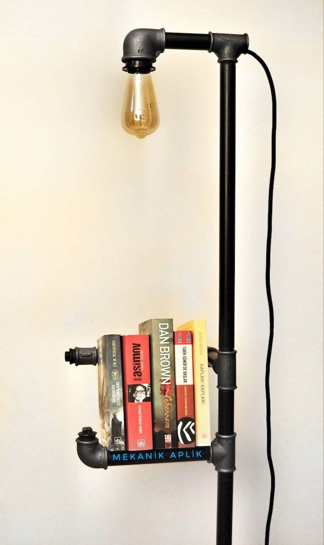 Industrial Bookshelves and Bookends To Make a Rustic Reading Nook - 83