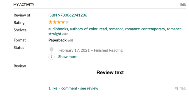 Still No Half Stars  The Pros and Cons of the New Goodreads Book View - 82