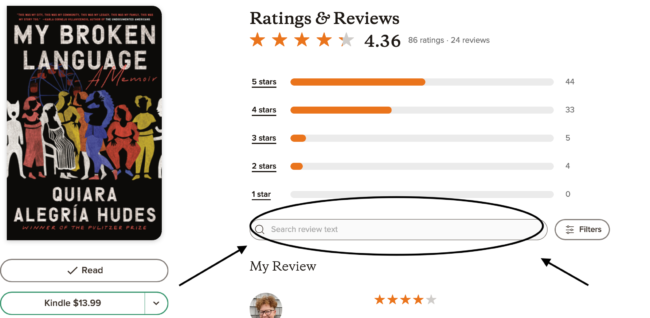 Still No Half Stars  The Pros and Cons of the New Goodreads Book View - 67