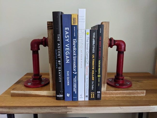 Industrial Bookshelves and Bookends To Make a Rustic Reading Nook - 72