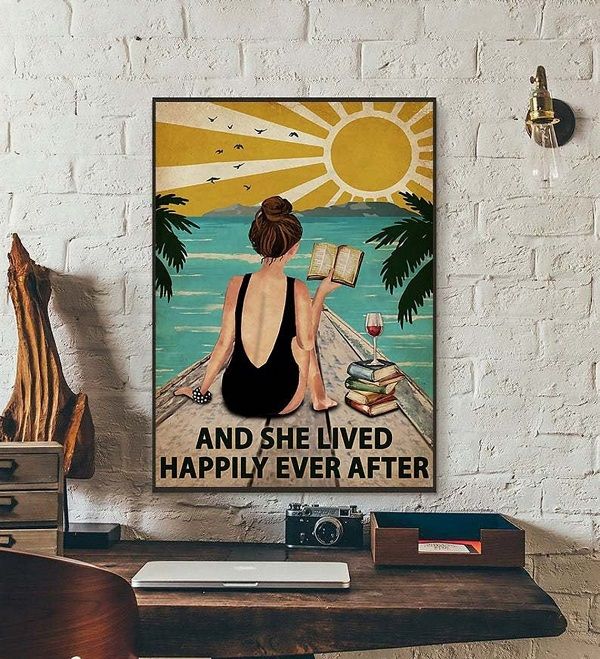 And She Lived Happily Ever After Wall Art
