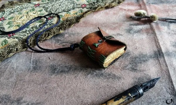 Miniature Diary pendant