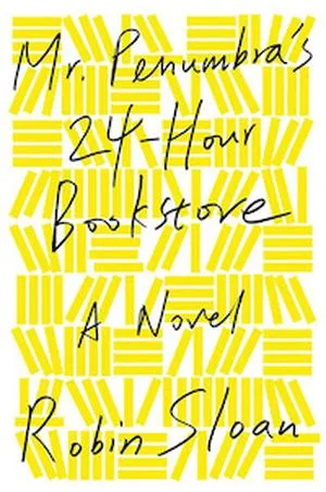 Shelved yellow books