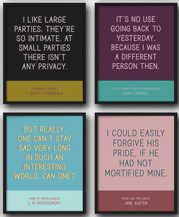 Design Bookish Houseware With These Literary Digital Prints - 54