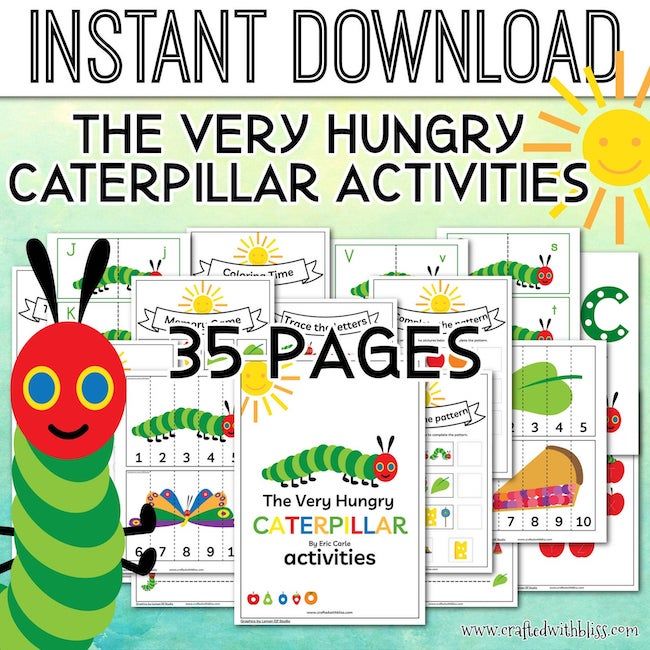 Very Hungry Caterpillar printables