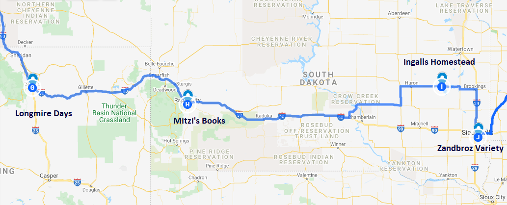 A Bookish Cross Country U S  Road Trip  I 90 - 2