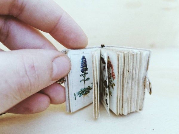 Stunning Miniature Book Necklaces To Read in a Pinch - 7